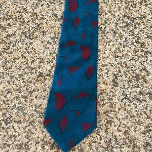 David Lawrence Printed Silk Tie